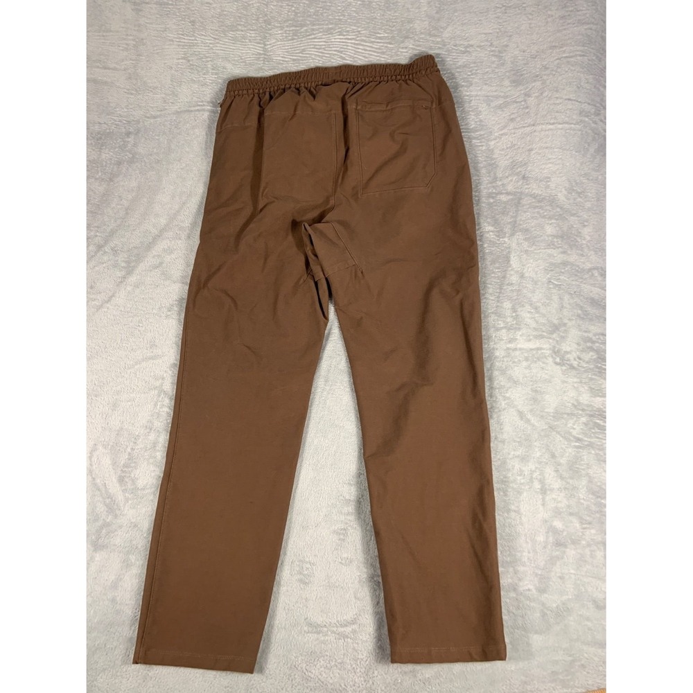 Lululemon Pants Mens XL Brown Chino Straight Leg Body: Face: Elastic Waist - Picture 6 of 11